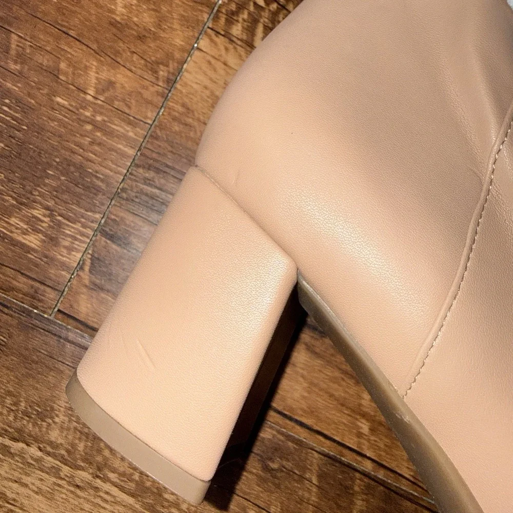 Naturalizer Tan Knee High Waylon Heeled Boots Women's 11 NEW - Picture 4 of 11
